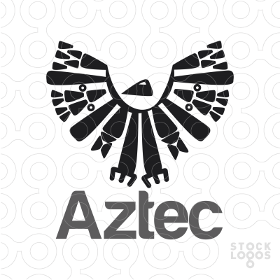 Aztec Logo - A Aztec by GoldAngle. StockLogos AtoZ LOGO 26day challenge