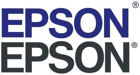Epson Logo - Logo template modern capital lettering flat black blue Free vector ...