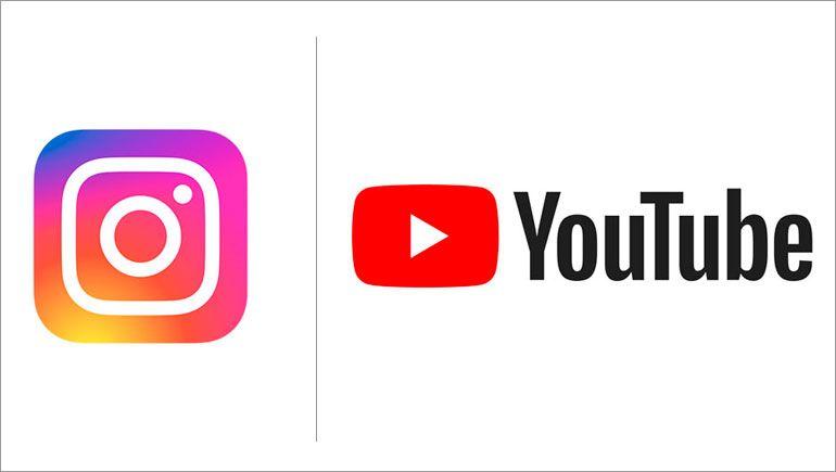YouTube and Instagram Logo - Instagram and YouTube set to witness massive adoption by the Indian ...