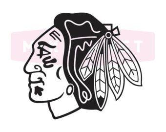 Chicago Blackhawks Logo - Blackhawks logo | Etsy