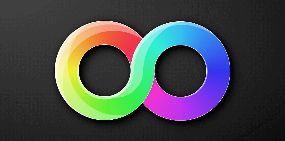 Rainbow Circle Logo - Element CSS Rainbow Gradient Infinity