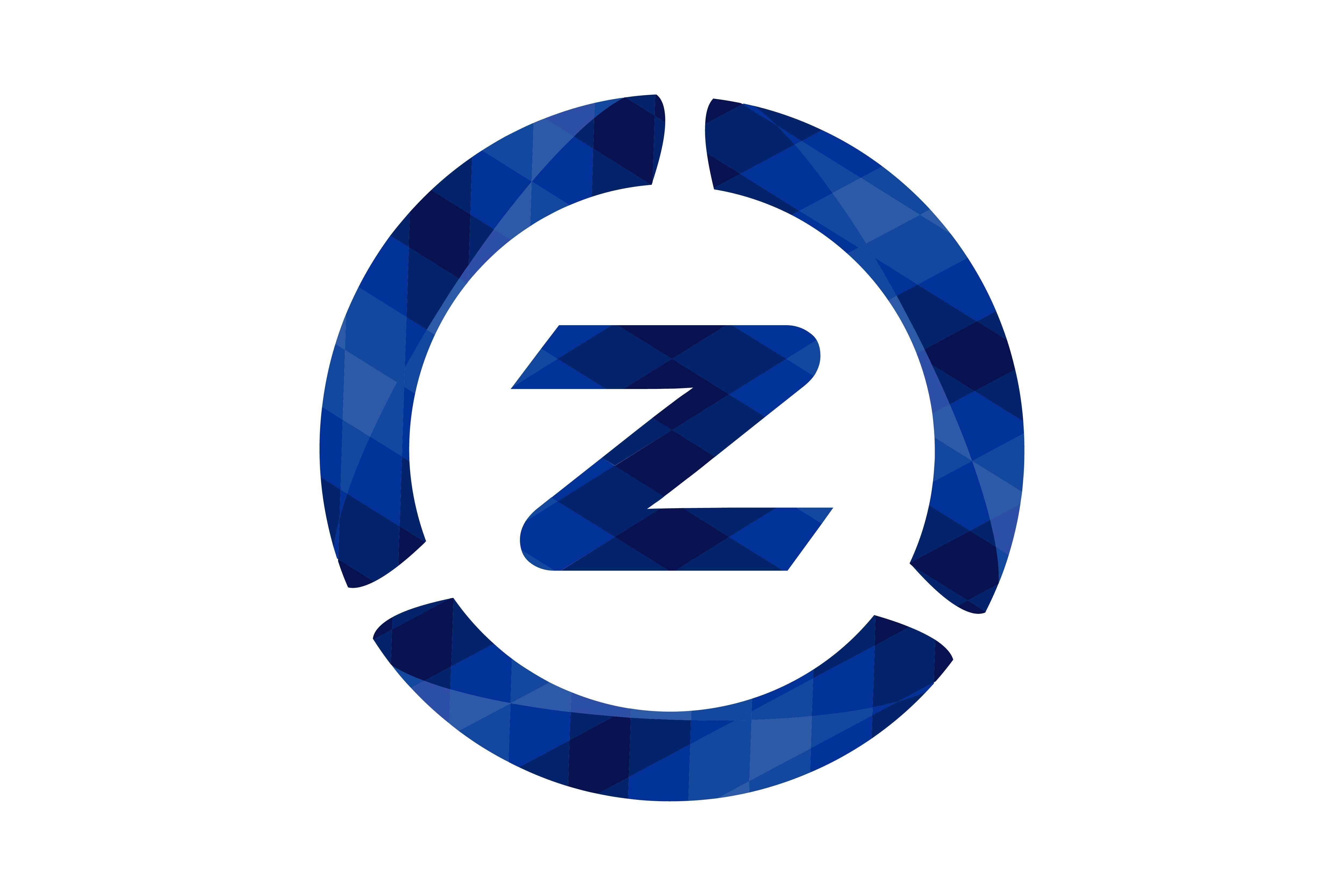 Blue and White Z Logo - Letter Z Logo Graphic by yahyaanasatokillah - Creative Fabrica