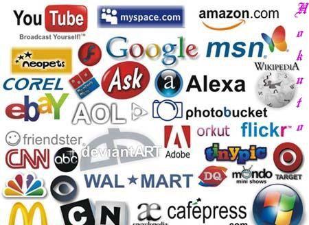 Famous Internet Logo - Logo Designs: Popular Company Logos