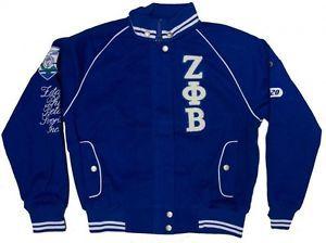 Blue and White Z Logo - NEW! Zeta Phi Beta Sorority Inc. Twill Jacket - Blue/White - Z-Phi ...