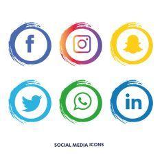 Facebook and Instgram Logo - Pinterest, Facebook, Instagram and Youtube - Free SVG logo Download ...