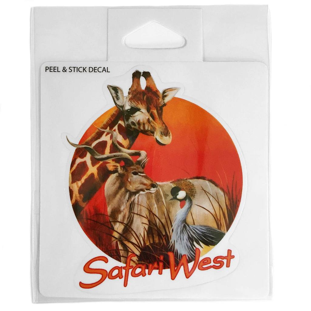 Safari West Logo - Safari West Sticker – Safari West Gift Gallery