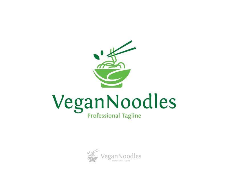 Vegan Company Logo - Vegan Noodles Logo by Ardiyanto Eko Saputro | Dribbble | Dribbble