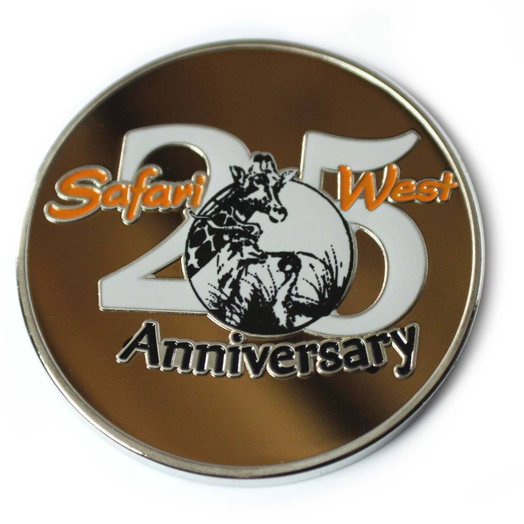 Safari West Logo - 25th Anniversary Safari West Coin