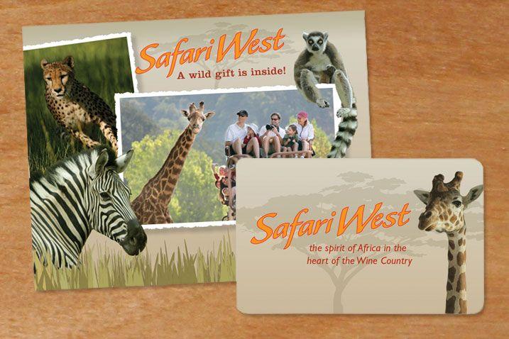 Safari West Logo - Untamed' Gift Cards - Safari West