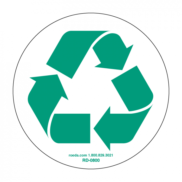 Reycle Logo - Recycle Logo Decal. Roeda Graphics Online