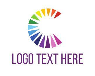 Rainbow Circle Logo - Rainbow Logo Maker. Best Rainbow Logos
