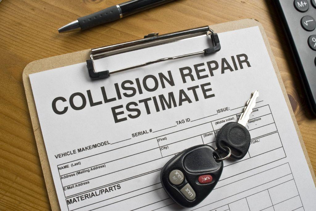 Automotive Damage Adjuster Logo - Collision Repair