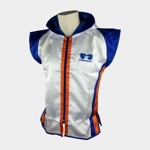 Blue White Orange Logo - Raging Beasts Podium Blue, White, Orange Ring Jacket – Raging Beasts