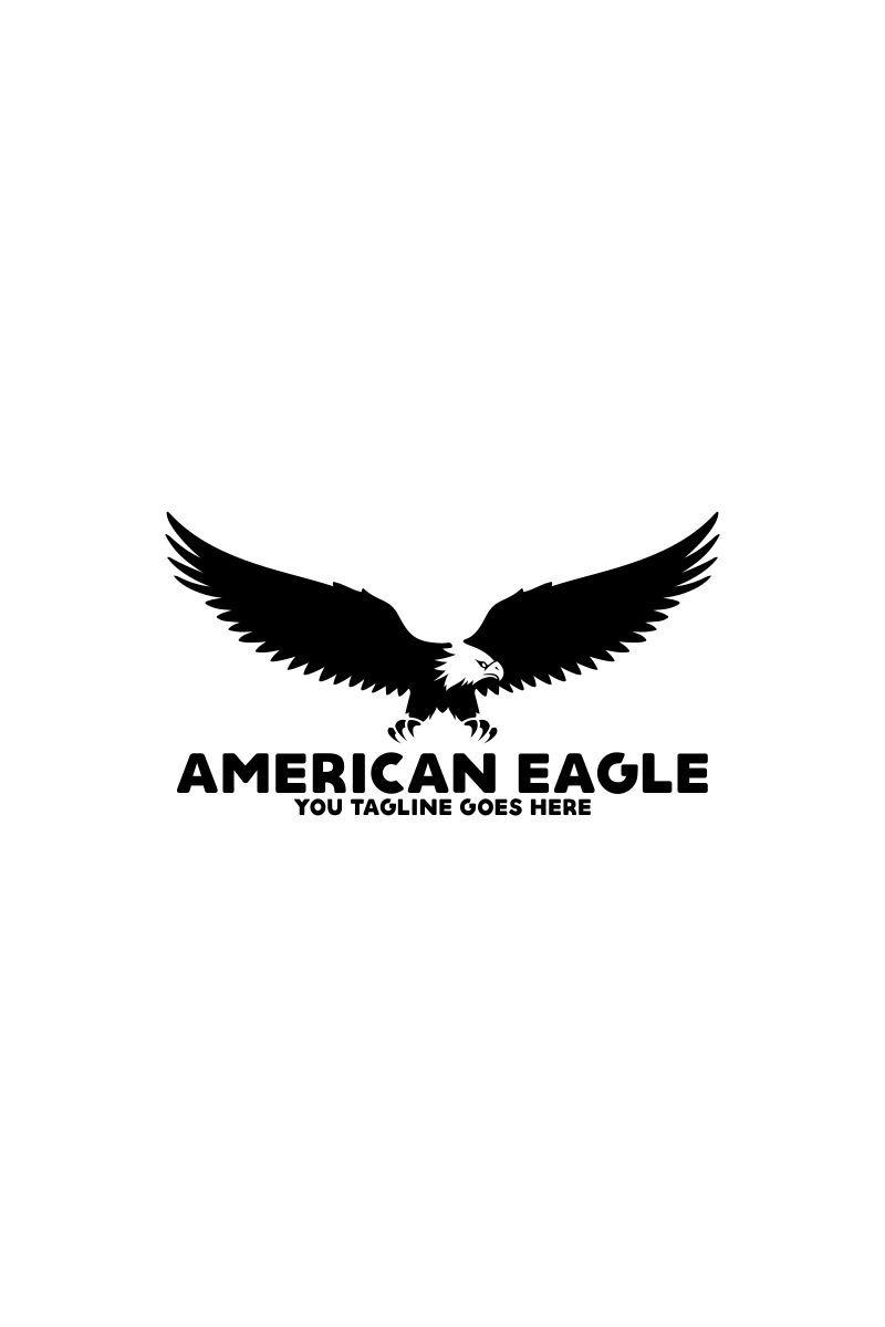 Flying American Eagle Logo - American Eagle Logo Template #64742