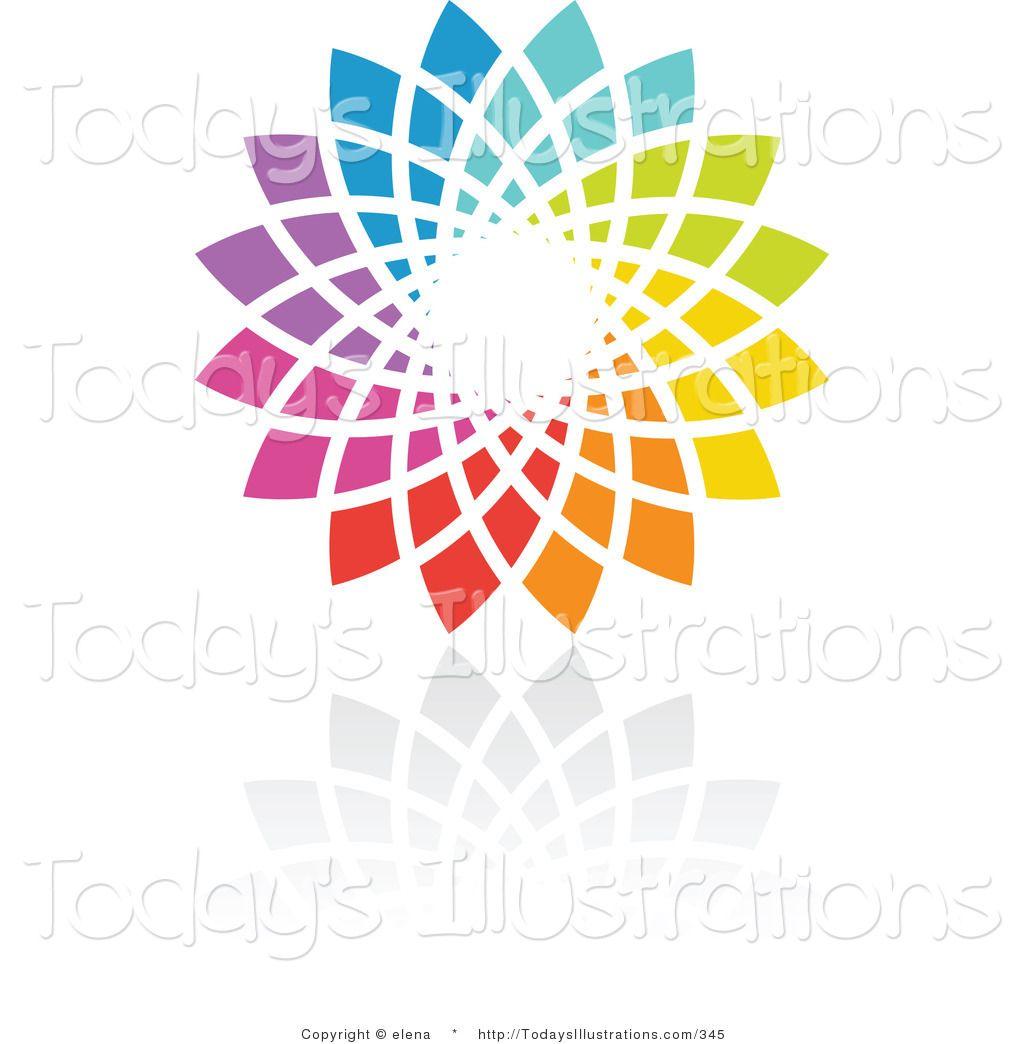 Rainbow Circle Logo - Clipart Of A Rainbow Circle Logo Design Or #152218 - Clipartimage.com