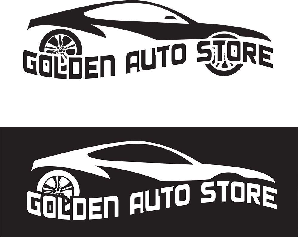 Automotive Store Logo - Professional, Masculine, Car Dealer Logo Design for Golden Auto ...