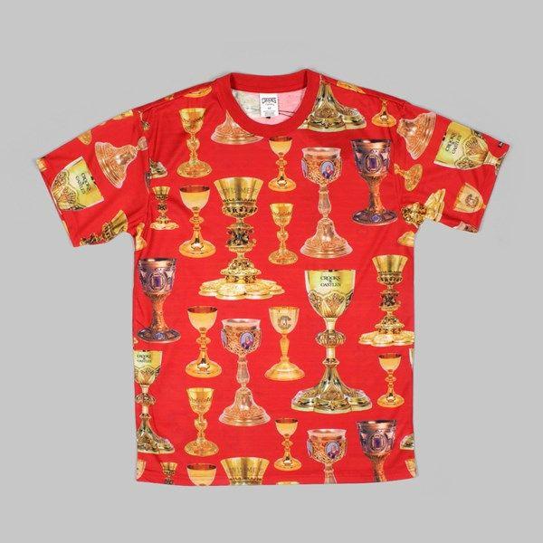 Red Crooks and Castles Logo - Crooks & Castles High Power T Shirt Red Multi. Crooks & Castles Tees