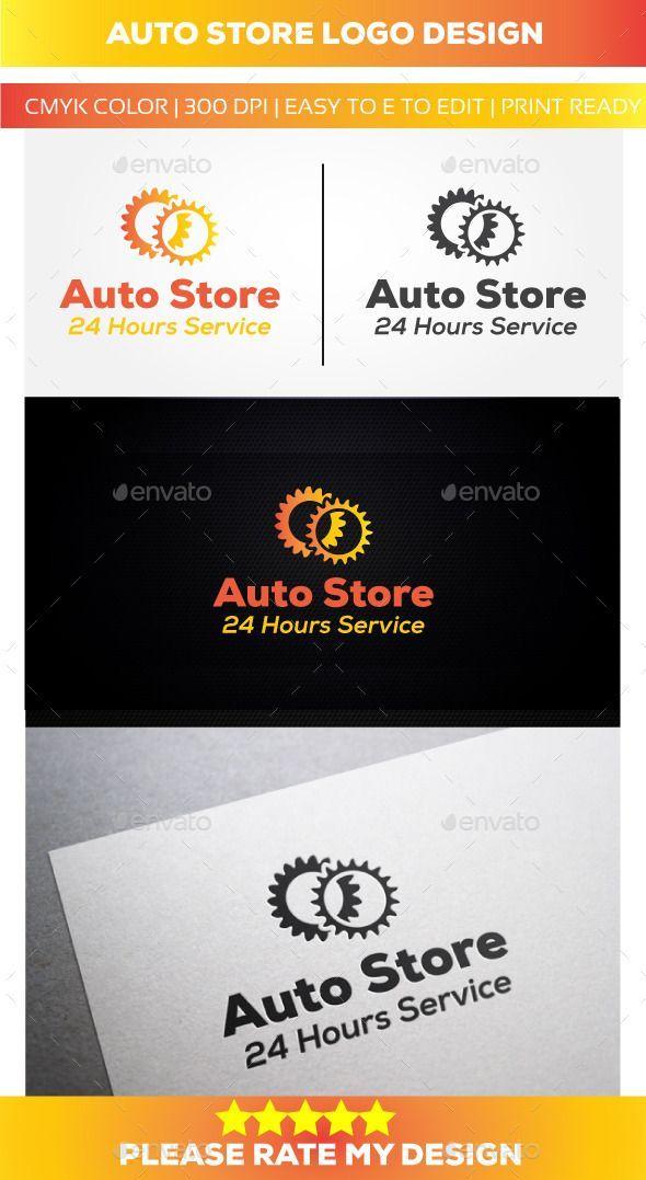 Automotive Store Logo - Pin by Bashooka Web & Graphic Design on Automotive Logo Template ...