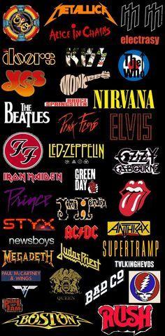 Rock and Roll Band Logo - 272 Best Band Logos images | Band logos, Music, Classic rock