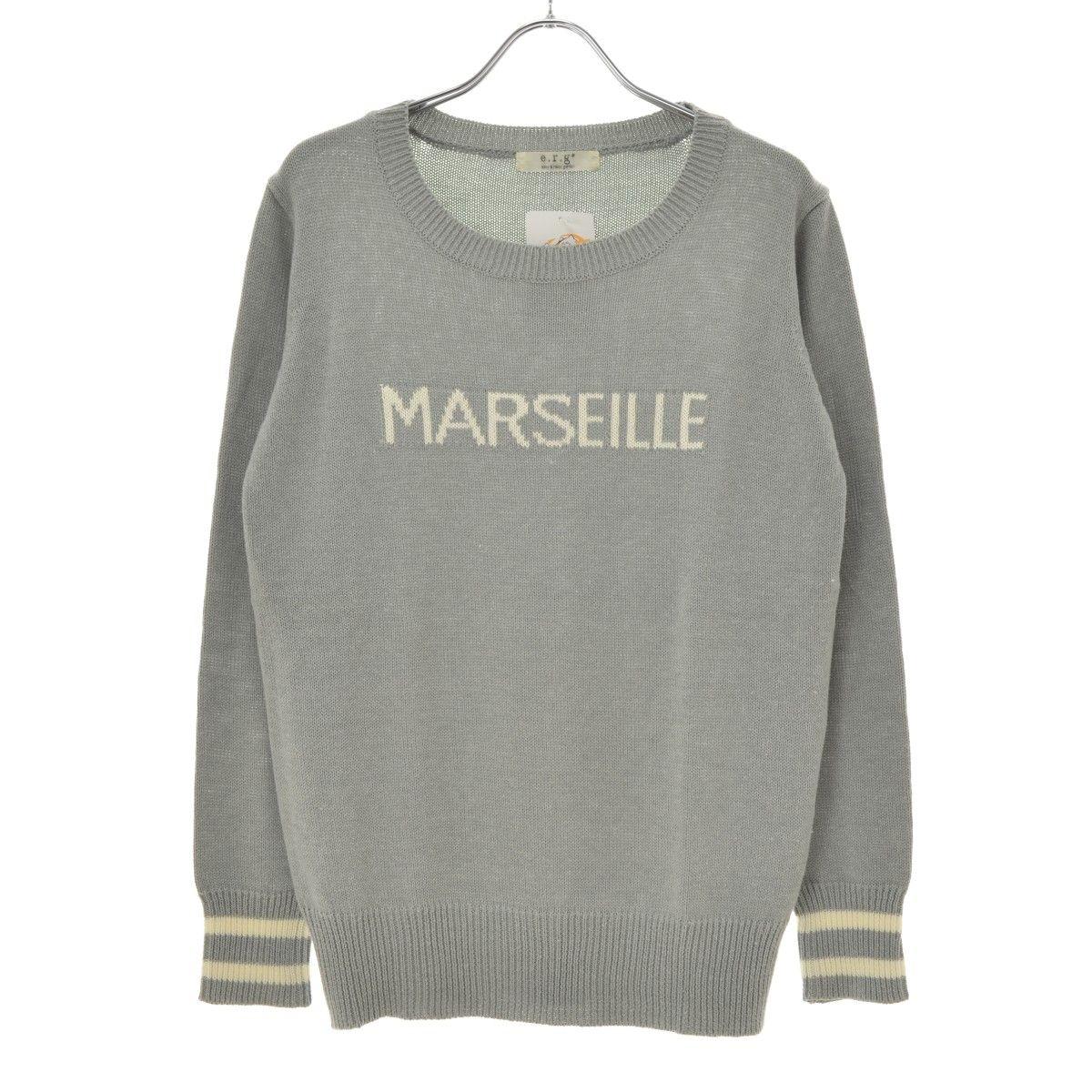 Erg Logo - kanful: E.R.G Logo long sleeves knit sweater. Rakuten Global Market