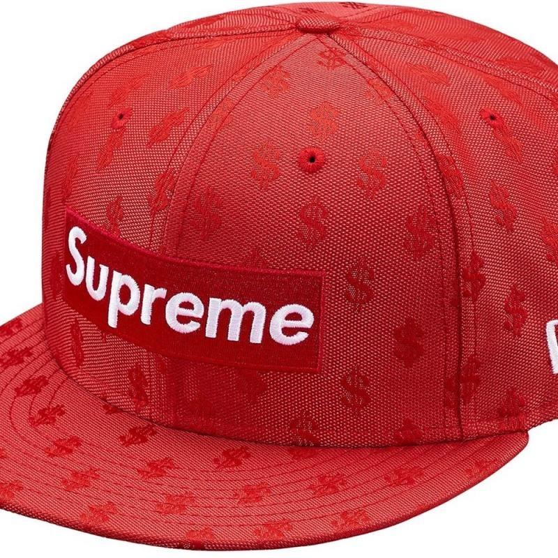 Supreme Apparel Logo - Supreme Monogram Box Logo New Era Hat (Red) • Hats • Strictlypreme