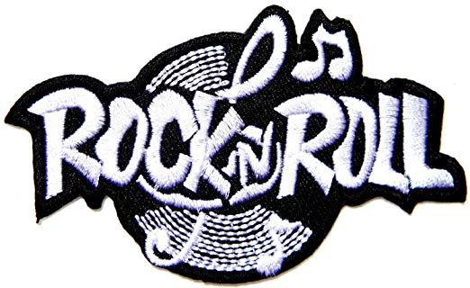 Rock and Roll Band Logo - ELVIS PRESLEY Rock N Roll Pop Music Band Logo Embroidered Iron On