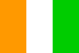Orange and White Green Flag Logo - Côte d'Ivoire