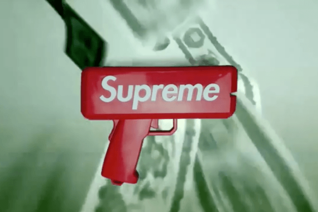 Most Popular Supreme Logo - The Supreme Money Gun Is Spring's Most Instagrammable Accessory | W ...