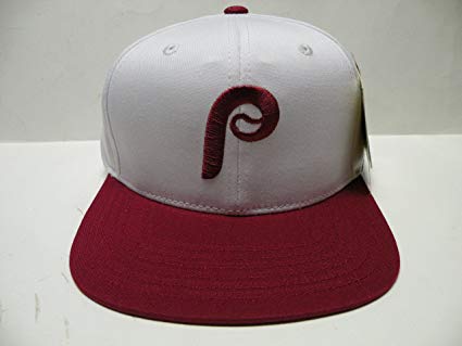 Old School Phillies Logo - Amazon.com : MLB Philadelphia Phillies Logo White 2 Tone Retro ...