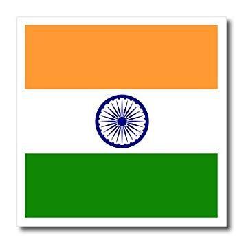Orange and White Green Flag Logo - ht_158334_2 InspirationzStore Flags of India saffron