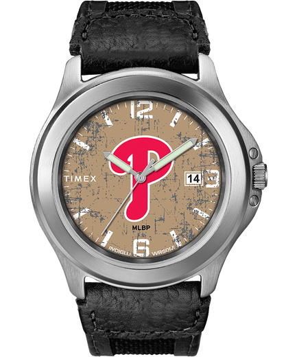 Old School Phillies Logo - Philadelphia Phillies Watch | Timex Old School MLB Watch Tribute