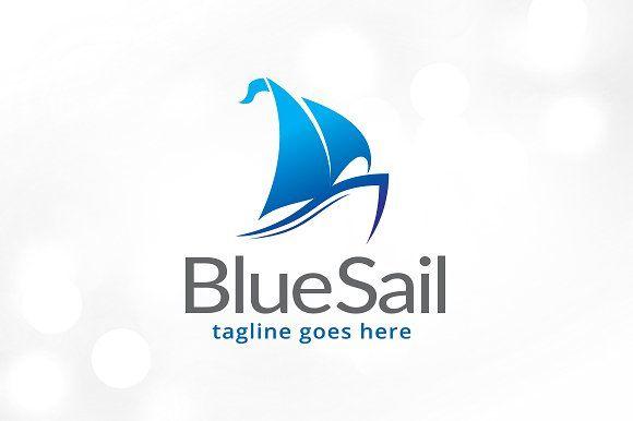 Blue Sail Logo - Blue Sail Logo Template ~ Logo Templates ~ Creative Market