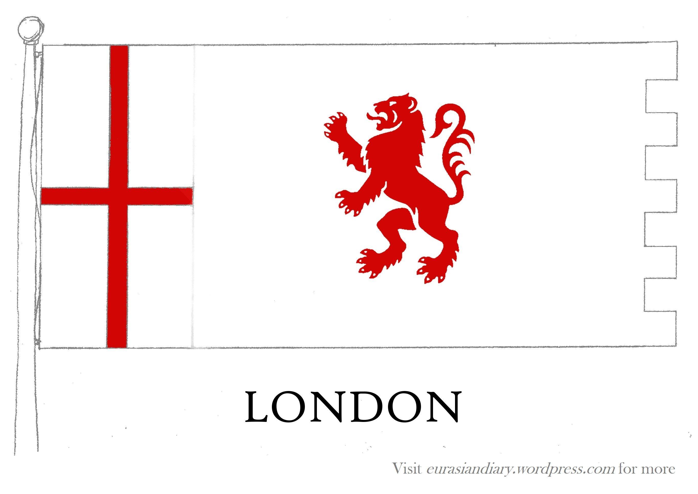 London Lion Logo - What if England had flags?. A Eurasian Diary