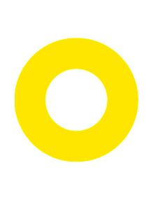 Yellow Circle Logo - Direct Énergie logo