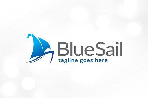 Blue Sail Logo - Blue Sail Logo Template Logo Templates Creative Market