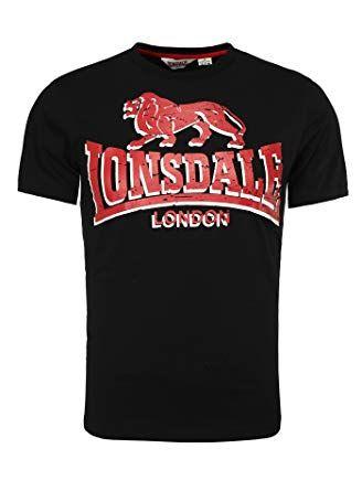 London Lion Logo - Lonsdale Men T-Shirt STONE Vintage Print Logo London Lion Löwe ...