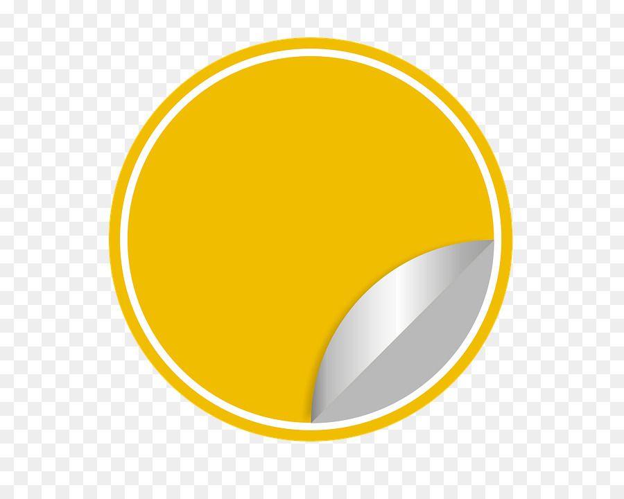 Yellow Circle Logo - Sticker Label Clip art Portable Network Graphics Image - Line ...