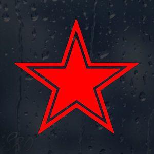 Soviet Red Star Logo - Red Star Soviet Union Car Decal Vinyl Sticker For Window Or Panel Or ...