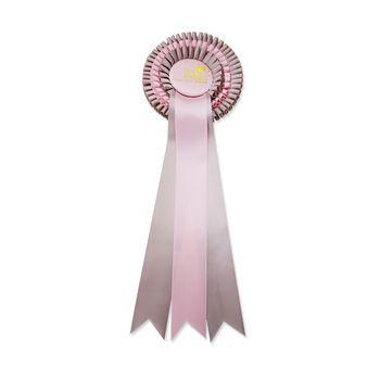 Horse Ribbon Logo - Wholesale Blue And Pink 3 Layers Horse Show Custom Logo Printable