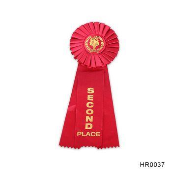 Horse Ribbon Logo - Custom Logo Award Satin Ribbon Rosette For Horse Race