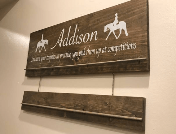Horse Ribbon Logo - Horse Ribbon Display/Award Ribbon Display – Creative Art Bar