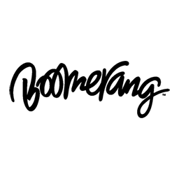 Boomerang TV Channel Logo - Boomerang Black Icon. Download TV Channel icons