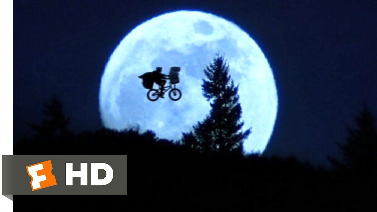 E.T. The Extra-Terrestrial Logo - Across the Moon - E.T.: The Extra-Terrestrial (7/10) Movie CLIP ...