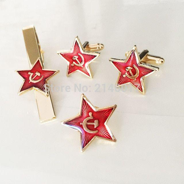 Soviet Red Star Logo - Russia Red Star Hammer Sickle Logo Communism Soviet Union Ussr Cuff