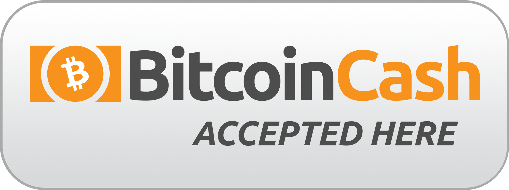 Cash Accepted Logo - Logos / Graphics - Bitcoin Cash