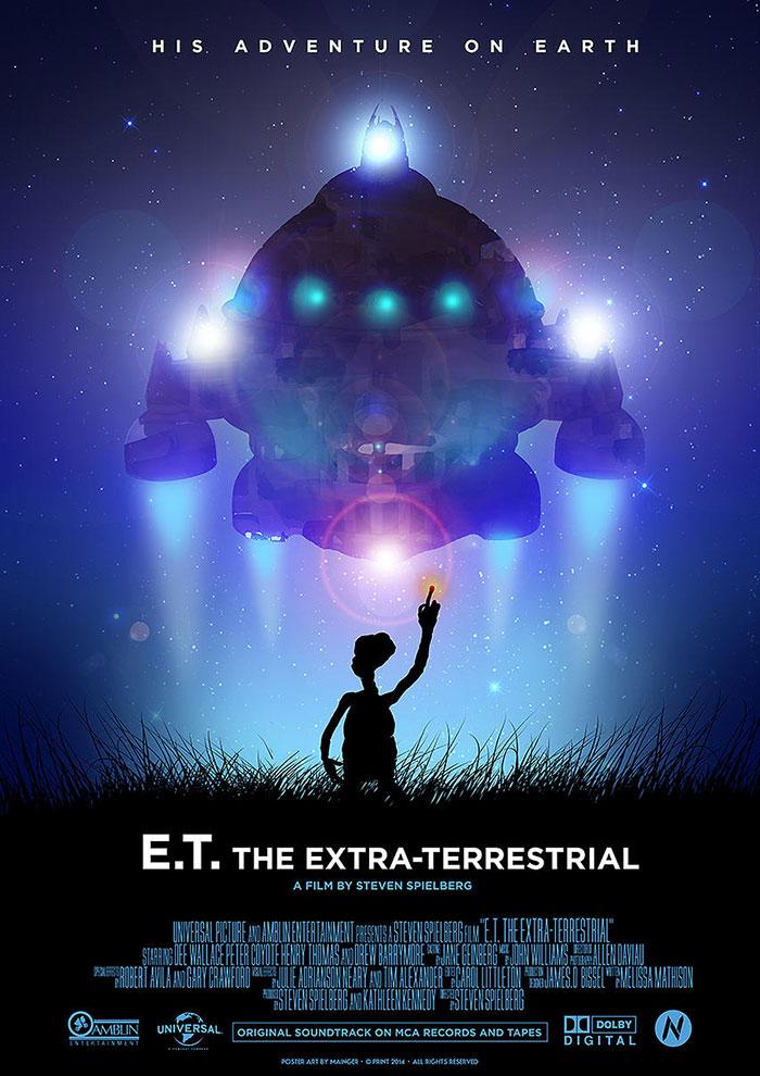 E.T. The Extra-Terrestrial Logo - E.T. The Extra Terrestrial By Mainger Germain