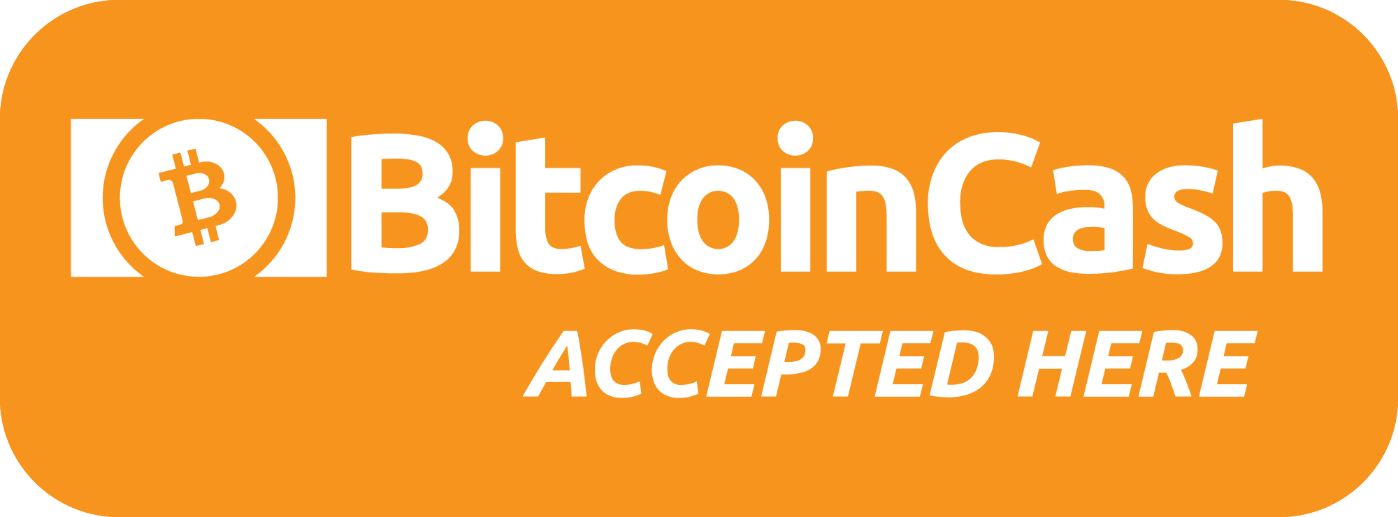 Cash Accepted Logo - Logos / Graphics - Bitcoin Cash