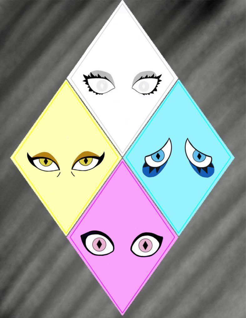 Steven Universe Diamonds Logo - Diamond Eyes Logo by TessituraGirl. Steven universemy fav. cartoon