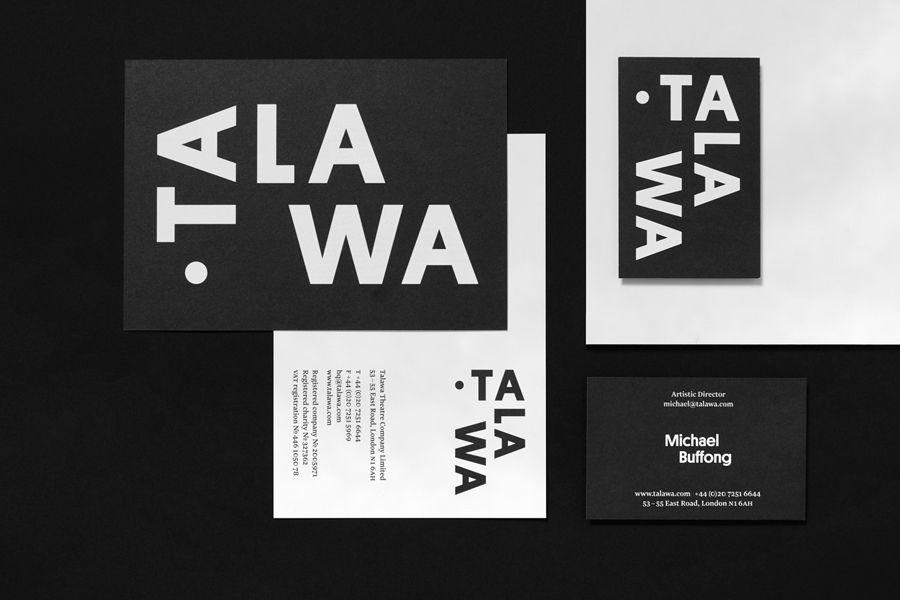 Black and White Rectangle Company Logo - New Logo & Brand Identity for Talawa