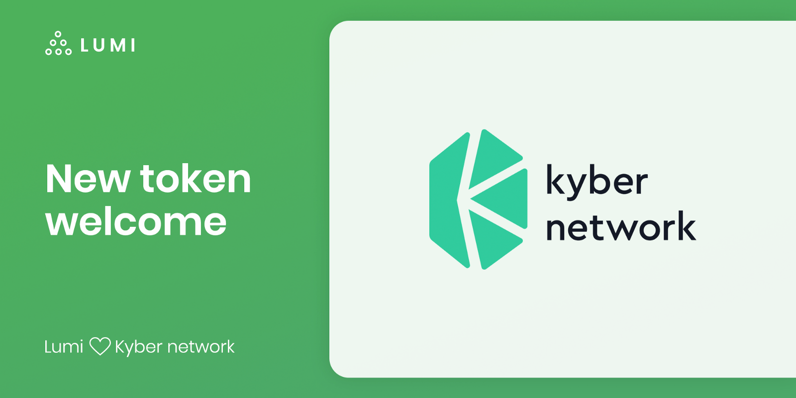 Kyber Network Logo - Kyber Network: Putting ERC-20 Tokens to Work – Lumi Wallet Blog – Medium